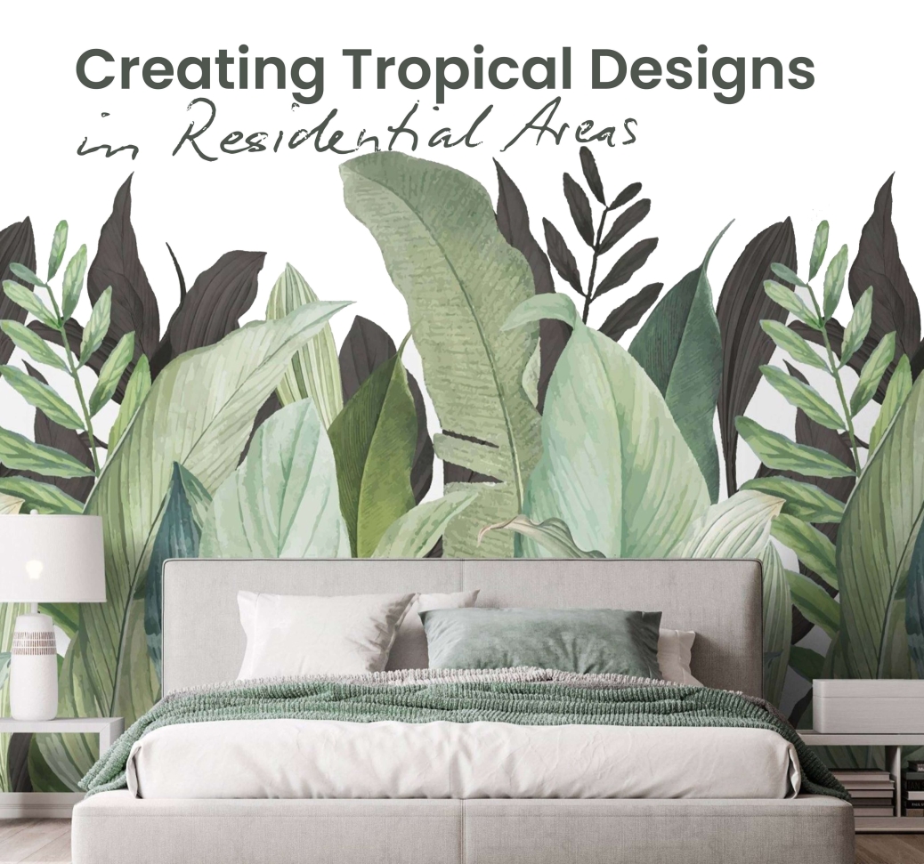 Creating tropical design